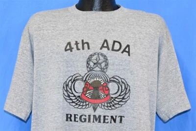 Camiseta de colección años 90 ejército de defensa aérea artillería 4to regimiento ada 1993 insignia xl Foto 1 de 4