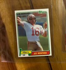 1981 Topps - #216 Joe Montana (RC) NFL