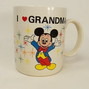 I Love Grandma Epcot Disney Kaffeebecher Vintage Magic Kingdom Mickey Mouse UEJYU - Bild 1 von 10