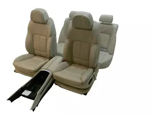BMW 7er F01 Lederausstattung Komfortsit Sitze Seats Leder Leather NAPPA OYSTER - Bild 1 von 13