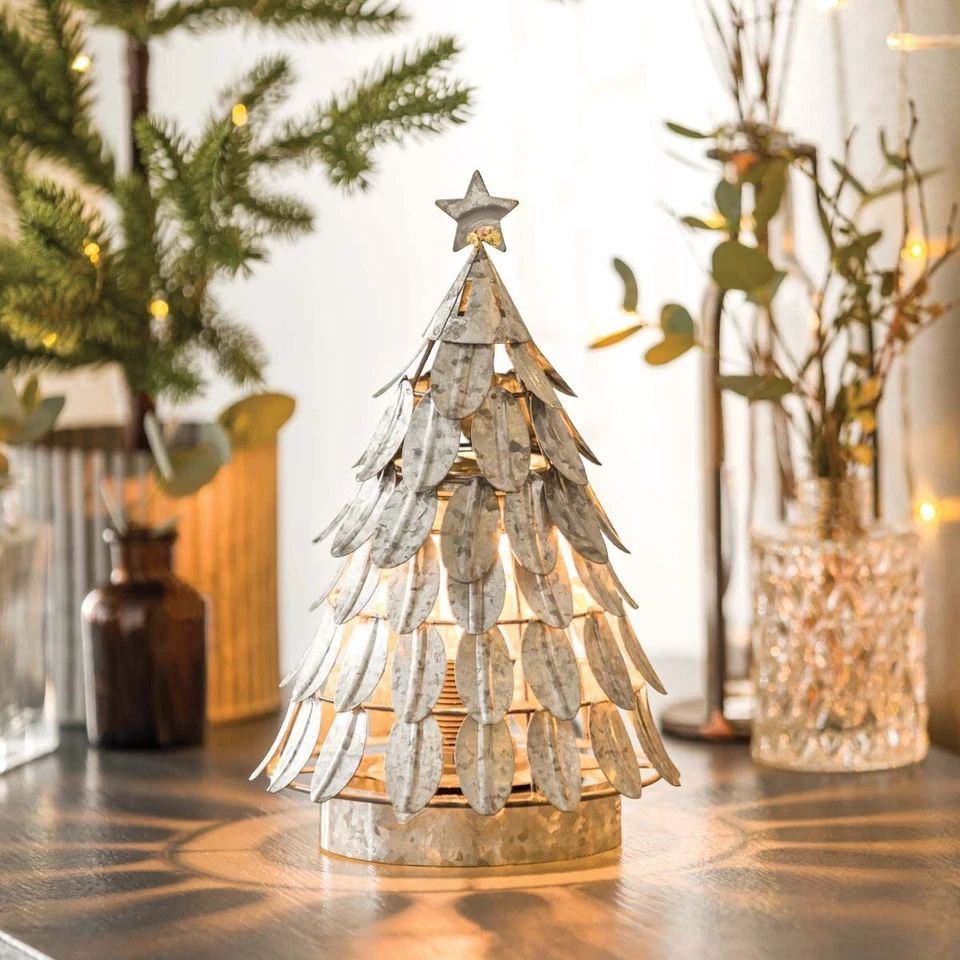 All Aglow small Grey Christmas Tree  Scentsy Warmer ~ Retired ~ NEW - Image 1 of 1