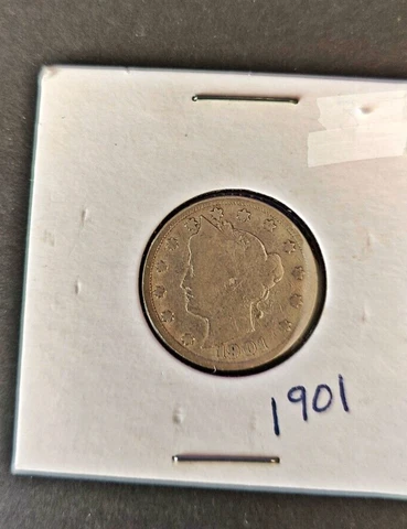 1901 LIBERTY HEAD "V" NICKEL    **FREE SHIPPING** Cover