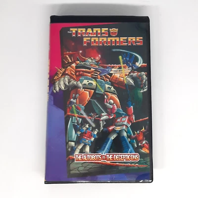 Transformers VHS Autobots vs the Decepticons Rare Vintage Animated Movie 1995 - Image 1 of 4