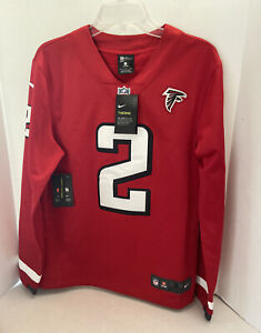 Nike Therma Atlanta Falcons Matt Ryan Fleece Long Sleeve Jersey Stitched SZ S