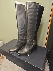 Naturalizer Kelsey, Black Riding Boots - Picture 1 of 7