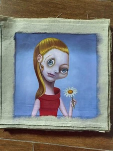 Hand made Modern abstract Oil Painting on Canvas The elves no frame #J165 - Picture 1 of 2