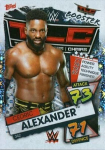 Tarjeta de aluminio 2021 Topps Slam Attax WWE Wrestling #342 Cedric Alexander PPV Boosters - Imagen 1 de 1