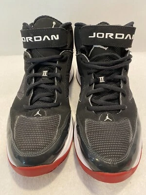 Nike Air Jordan Para Hombre BCT Mid 2 Talla 9 Negro/Blanco/Rojo 616362-003 Foto 1 de 4