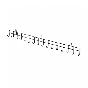 NEW! 16 Hook Wall Mounted Garden Tool Storage Rack Hanger Shed & Garage - Picture 1 of 12