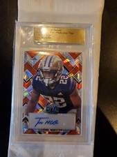 2022 Trent McDuffie *chiefs* leaf Metal DRAFT 1/1 crystal orange Autograph card