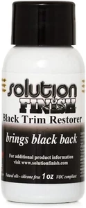 Black Plastic & Vinyl Trim Restorer - Use for Car and Truck Detailing, No Wet Lo - Imagen 1 de 12