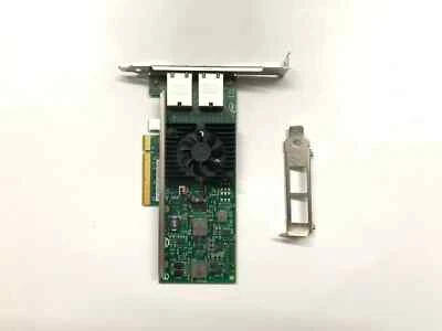 Genuine Dell/Intel X540-T2 Dual Port 10GbE Converged Network Adapter K7H46 3DFV8 - Image 1 of 4