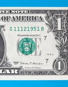 November 12, 1951 / 11 December 1951 : G 11121951 B BIRTHDAY $1 One Dollar Bill - Picture 1 of 3