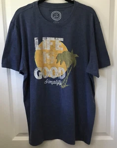 Life is Good S/S CrewNeck Knit Top in Size Large - Picture 1 of 2