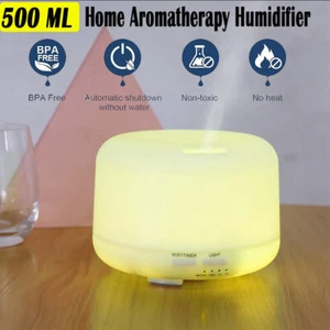 USB Aroma Essential Oil Diffuser Air Purifier Ultrasonic Aromatherapy Humidifier - Picture 1 of 13