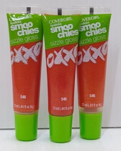 Covergirl Lipslicks Smoochies Sizzle Lip Gloss #546 Turn Up The Heat - Lot of 3 - Picture 1 of 2