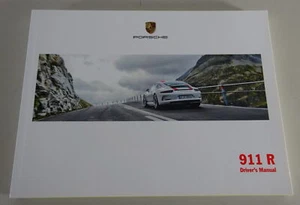 Manual Del Propietario / Manual Porsche 911 R Tipo 991 Desde 01/2016 - Imagen 1 de 4