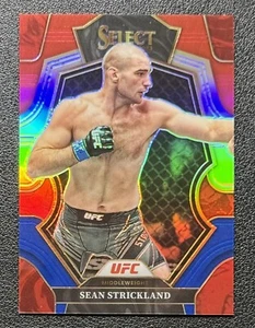 2023 Select UFC Sean Strickland Premier Level #105 Red & Blue Prizm - Bild 1 von 2