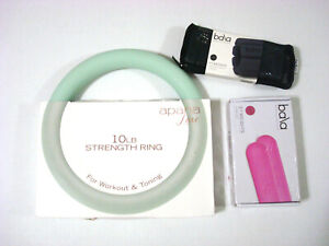 BALA Bangles Wrist Ankle Weights Charcoal Bars Apana Luxe Strength Ring Pink Lot