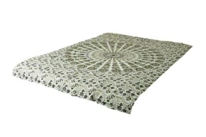 AamiraA Hippie Emerald Mandala Tapestry Bohemian Wall Hanging Throw Dorm Decor - Picture 1 of 10