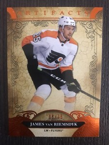 2020/2021 Upper Deck Artifacts James van Riemsdyk Base Veterans Autumn #97 09/75