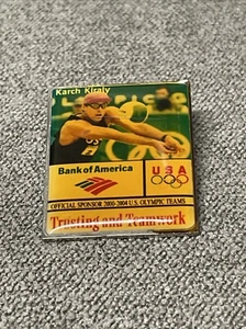2000 Bank of America Sydney Olympic Rings Pin Karch Kiraly USA KG JD - Picture 1 of 4