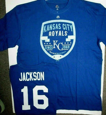 KANSAS CITY ROYALS BO JACKSON SHIRT MAJESTIC NEW BIG TALL Cover