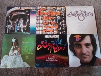 SIX 60'S AND 70'S VINTAGE VINYL RECORD ALBUMS FEATURING OAKRIDGE BOYS & OTHERS - Image 1 of 4