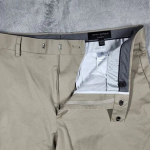 Banana Republic Standard Fit Khaki Chino Hose Größe 33X30 Baumwollmischung - Bild 1 von 15