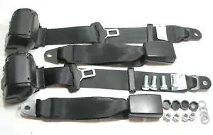 2 NEW REAR MERCEDES W108 , W109 , TRW / REPA SEAT BELTS , MADE IN GERMANY - Picture 1 of 4