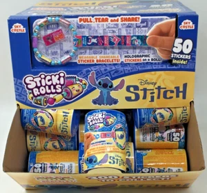 Sticki Rolls Disney Stitch Sticker 1x Mystery Capsule Factory sealed 50 Stickers - Picture 1 of 4
