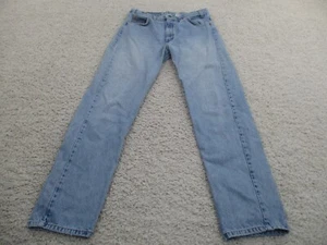 Vintage Levi's Jeans Mens 34x32 Blue 505 Denim Outdoor Western Orange Tab Light - Picture 1 of 21