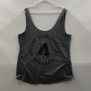 Victorias Secret Pink With 5th & Ocean Womens Gray Baseball Tank Top Size Large - Picture 1 of 6