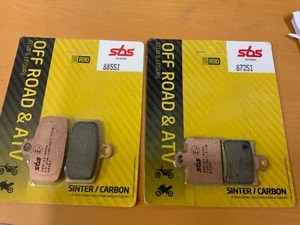 SBS OFF ROAD GESINTERTE BREMSBELÄGE VORNE UND HINTEN PASSEND FÜR KTM SX 85 2012-2020 - Bild 1 von 3