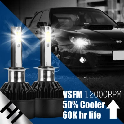 XENTEC 2x H1 LED Headlight Bulb Kit for Nissan Altima Maxima Low Beam Lamp 6000K - Imagem 1 de 4