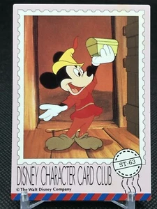 ST-63 DISNEY CHARACTER CARD CLUB Card Amada Made in JAPAN MICKEY Vintage - Picture 1 of 12