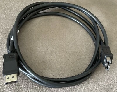 Bizlink 6’ 5” inches Display Port Cable DP Male to DP Cable Black Cord - Image 1 of 4