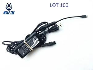 LOT100 65W USB-C Type-C F/ HP/Lenovo/Acer/Asus Adapter Chromebook Laptop Charger - Picture 1 of 9