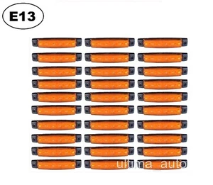 30 X SEGNALATORE LUCE INGOMBRO A 6 LED SMD 24V 24 VOLT arancione FANALE LATERALE - Afbeelding 1 van 5