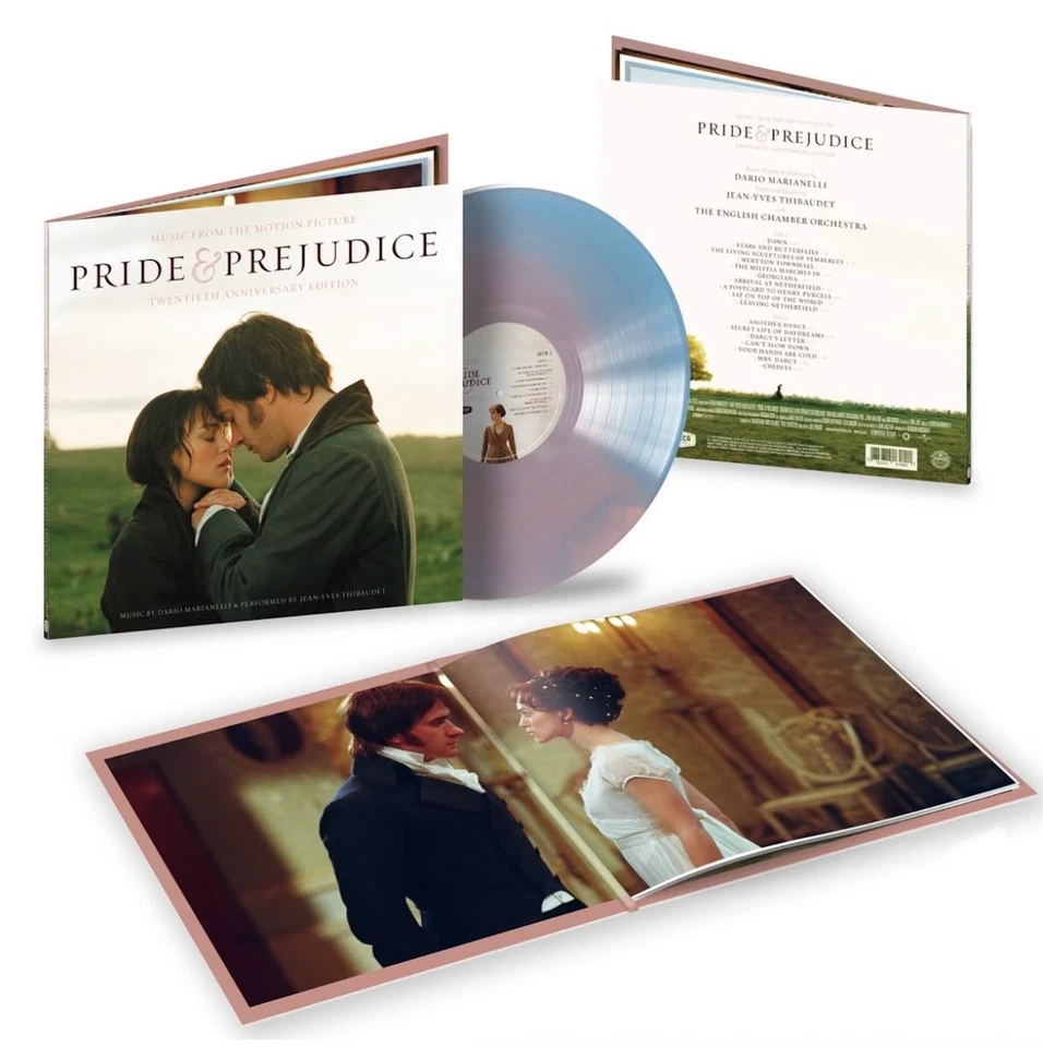 *New/Sealed* PRIDE & PREJUDICE - Soundtrack Vinyl LP Pink & Blue RARE *IN HAND* - Image 1 of 4