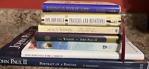 7 Book Lot Pope Saint John Paul 2 II Catholic Biography Nonfiction History Mary - Picture 1 of 9