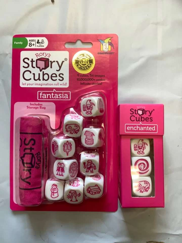 New Rory’s Story Cubes - Fantasia - 9 Cubes, 54 Images and enchanted 3 cubes - Image 1 of 3