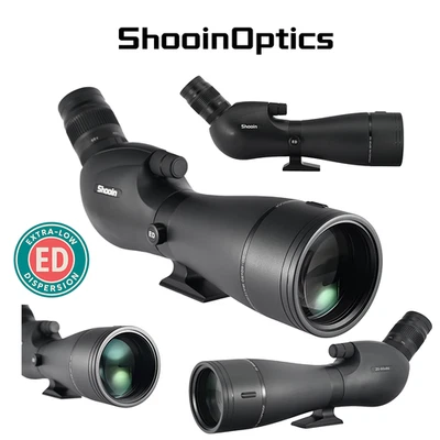 Shooin Optics 20-60x80  ED Extra-low Dispersion Objective Lens Spotting Scope - Image 1 of 4