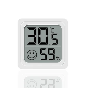 Termómetro Digital Interior Higrómetro Habitación, Botón Batería Temperatura Húmeda - Imagen 1 de 6
