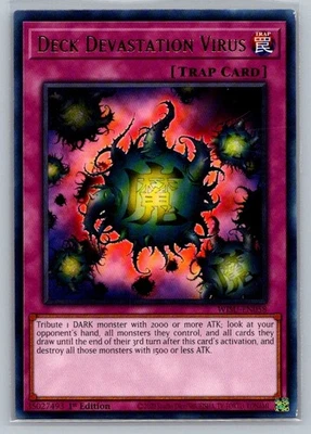 2020 Yu-Gi-OH! 1st Edition Deck Devastation Virus WISU-EN058 - Image 1 of 2