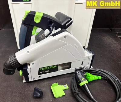 Festool TS 55 FEBQ -Plus Plunge Saw Fan Edition, 55mm, TS55 FEBQ in SYS 3, 577209 - Image 1 of 4