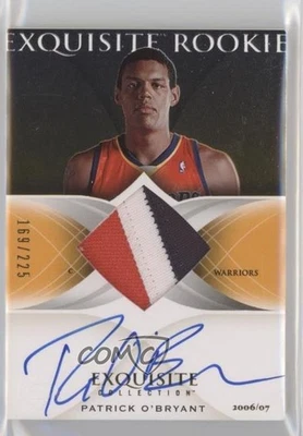 2006-07 Exquisite Collection /225 Patrick O'Bryant #50 RPA Rookie Patch Auto RC - Image 1 of 2
