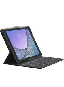 New ZAGG Messenger Folio 2 Tablet Keyboard & Case, Laptop Keys, Built-in Stand - Picture 1 of 7