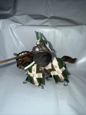 Schleich 70047 Torneo Caballero Verde y Blanco Tauro Retirado Mundo de Caballeros Foto 1 de 4