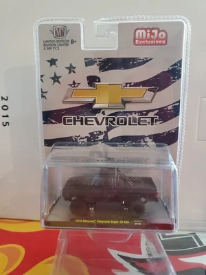 M2 Mijo MJS34 1973 Chevrolet Cheyenne Super 10 4x4 Black Squarebody 1 of 5,500 - Image 1 of 4